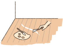 床・建具・家具などの補修