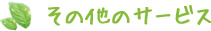 その他のサービス 