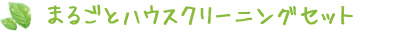 まるごとハウスクリーニングセット